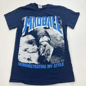 Madball NYHC T Shirt Size Small Blue T Shirt DMS NY Cro-Mags Agnostic Front Punk - Picture 1 of 5
