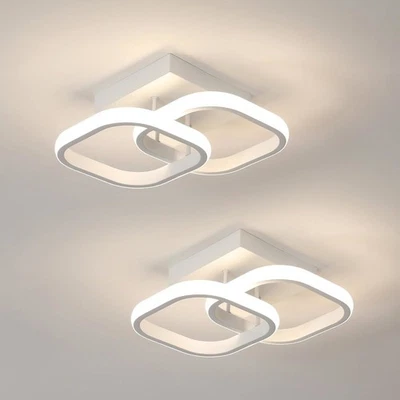2X LED Ceiling Light 22W Neutral White Wall Light Bedroom Kitchen hallway light - Image 1 of 4