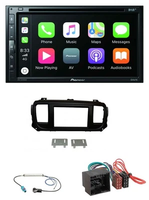 Pioneer DVD 2DIN MP3 DAB Bluetooth USB Autoradio für Citroen Jumpy Spacetourer a - Bild 1 von 4