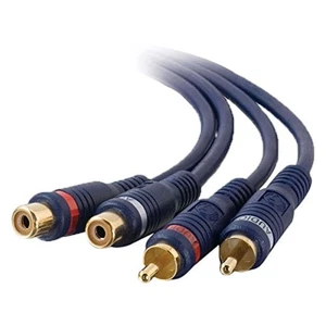 Legrand C2G Cinch Stereo Audiokabel 6 Fuß blau - Cinch Verlängerungskabel 13040 - Bild 1 von 4