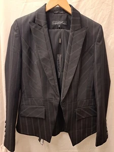 Next Tailoring Women's Suit - Jacket 12 R (40 EU) Trousers 12 R; Black - Picture 1 of 13