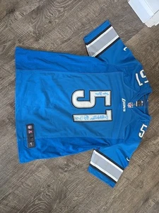 Young Dylan Raiola #15 Dayton Taylor Auto Nike Detroit Lions Dominic Jersey #51 - Picture 1 of 10