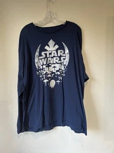 Camicia manica lunga Star Wars - Uomo 2X - Vedi foto - grafica blu Skywalker - Foto 1 di 4