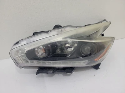 15 16 17 18 2015-2018 NISSAN MURANO LEFT DRIVERS BLACK BEZEL HEADLIGHT OEM C422 Foto 1 de 4