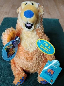 BEAR IN THE BIG BLUE HOUSE “Disney applause Playhouse 1999 Plushy Bank NWT New - Picture 1 of 6
