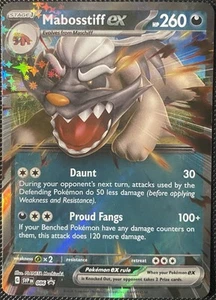 Mabosstiff ex 086 Sv: Scarlet & Violet Promo Cards Holo - Pokémon Card - Picture 1 of 2