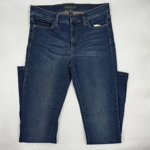 Lauren Ralph Lauren Damen Klassische Jeans Größe 6 Blau Baumwolle Stretch Gerades Bein - Bild 1 von 10