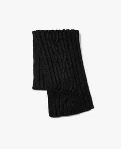 Michael Kors Herren Schal mit Zopfmuster Schwarz One Size - Bild 1 von 5