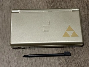 Nintendo DS Lite Legend of Zelda Version Gold Handheld Console System Authentic - Picture 1 of 9