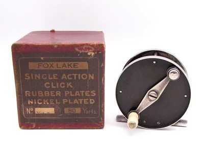 Carrete de goma dura Montague "Fox Lake" - en caja granate Foto 1 de 4