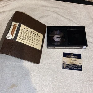 The Shining BETAMAX Beta Tape Movie Ex Rental Plastic Rental Case. Untested. - Picture 1 of 7