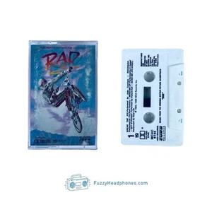 Rad Soundtrack Cassette Tape (1986) PROMO Gold Stamp BMX Cult Classic TESTED - Picture 1 of 5