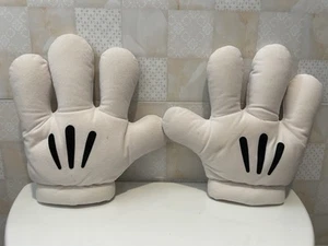 Pair Costume MICKEY MOUSE Hands Gloves Disney Parks Minnie Plush Stuffed Mitts - Picture 1 of 3