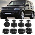 Black Inserts For For Range Rover Sport Rear Bumper Tow Cover Pack Of 4