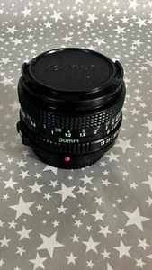 Canon Lens FD 50mm f1.8 Manual SLR Camera Lens + Caps - Picture 1 of 4