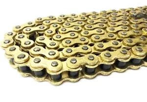 Catena ORO Yamaha RD125 LC2 YPVS 10W 85-87 resistente 428-118L - Foto 1 di 1