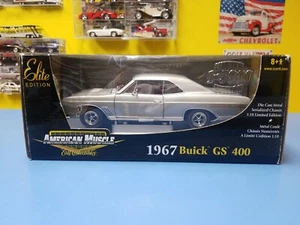 AMERICAN MUSCLE 1967 BUICK GS 400 ELITE EDITION SILVER W/ RED INTERIOR "NEW" - Picture 1 of 9