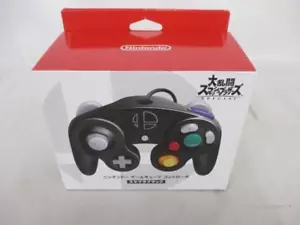 Nintendo GAMECUBE Controller GC Super Smash Bros. Black Official Genuine - Picture 1 of 3