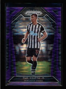 EMIL KRAFTH 2020/21 PANINI PRIZM PREMIER LEAGUE #233 ROOKIE PURPLE PULSAR FC9709