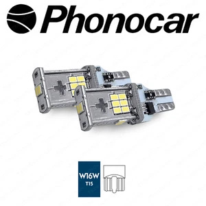 Phonocar 07713 LAMPADE LED LUCE RETROMARCIA T15 W16W - Foto 1 di 1