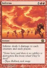 INFERNO X4 4 4X 8th Edition MTG Magic the Gathering Cards DJMagic