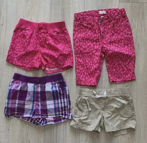 Lot of 4 Girls Shorts Pink Purple Children's Place Old Navy Size 6X/7 - Picture 1 of 12