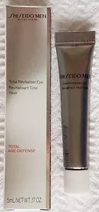 Shiseido Men's Total Revitalizer Eye (Total Age-Defense) Moisturiser ~ 5ml ~ NEW - Picture 1 of 7