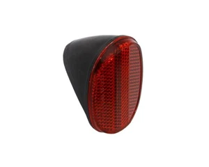 Oval Red Rear Fender Reflector - Picture 1 of 1