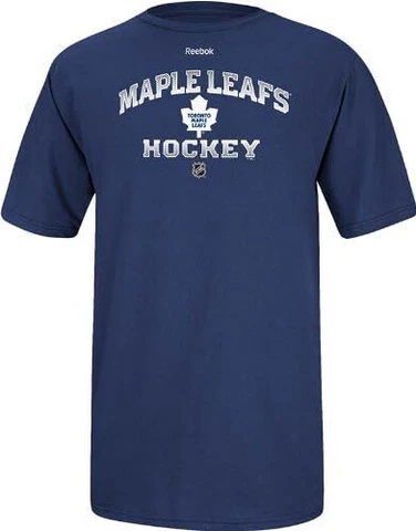 Toronto Maple Leafs Blue Elite Practice Short Sleeve Tee Shirt by Reebok Cover