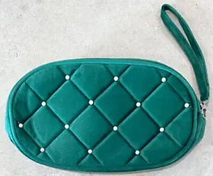 Neu Ulta Beauty smaragdgrüne Perle Kosmetiktasche Make-up - Bild 1 von 2