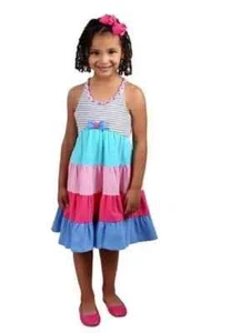 Jona Michelle Girls Summer Sleeveless Dress - Picture 1 of 7