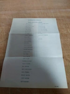 1944-45 NHL Toronto Maple Leafs Stanley Cup Inscription Player List Facsimile - Picture 1 of 2