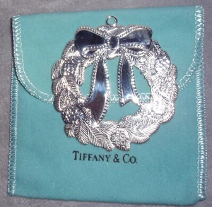 LNC 1996 Tiffany Sterling Pine Bough Guirnalda Adorno de Navidad SIN BOLSA - Imagen 1 de 3