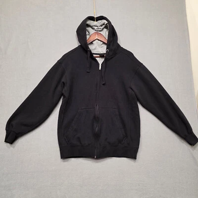 Starter Mens Black Full Zipper Hoodie Size Small - Image 1 of 4