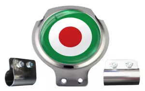 Scooter Bar Badge - Italy MOD Target - FREE BRACKET & FIXINGS - Foto 1 di 2