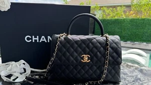 Chanel Maxi Flap Bag with Top Handle Black - Picture 1 of 8