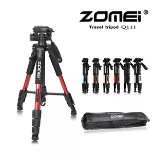 Zomei Treppiede per fotocamera portatile in alluminio e piastra QR testa panoramica per fotocamera DSLR DV - Foto 1 di 18