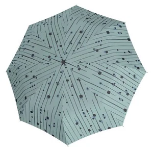 Lápiz duomático medio Knirps T.200 paraguas hielo azul claro gris oscuro nuevo - Imagen 1 de 2