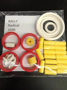 Kit Elastiques Flipper - RADICAL - 1990 - BALLY - Pinball Rubber Kit - Imagen 1 de 1
