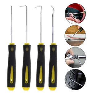 4pcs Puller Kit Stainless Steel Multi Angle Hook Pick and Hook Disassembly Tools - Picture 1 of 10