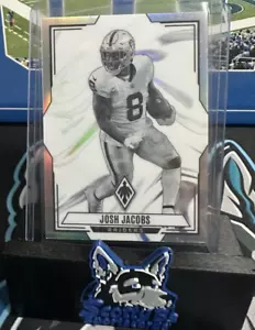 Panini Phoenix Contours 2023 #CON-3 plateado - Josh Jacobs - Los Angeles Raiders - Imagen 1 de 3