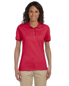 Jerzees Women Polo Shirt Short Sleeve SpotShield Solid M-437W - Picture 1 of 46