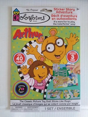 PBS Kids Arthur Colorforms Sticker Story reusable activity toy play preschool  - Image 1 of 2