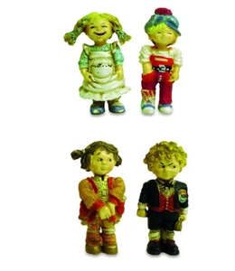 Les Alpes 620 4160 Kinder 4 Figuren je 7 cm Kunstharz Dekofigur - Picture 1 of 1