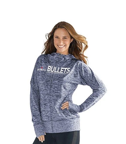 GIII For Her NBA Washington Bullets Women's Receiver Hoody Size XL Heather Navy Cover