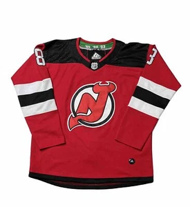 Adidas New Jersey Devils Will Butcher #8 Hockey Red/ Black Jersey Sz 50 - Picture 1 of 14