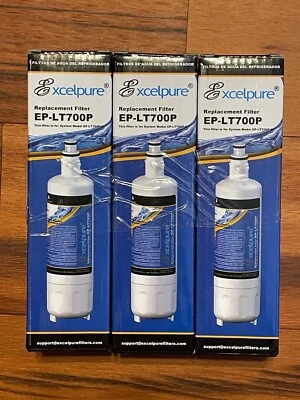 3x Excelpure EP-LT700P Refrigerator Replacement Filter LG/Kenmore NEW - Image 1 of 4