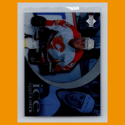 Derek Morris Rookie #51 1997 Upper Deck Ice Calgary Flames Hockey Card NHL NM - Image 1 of 3
