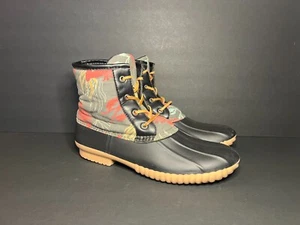 Solo The Hunt Herren Kunstleder & Canvas Hummermuster Outdoor Ente Stiefel 10 - Bild 1 von 8