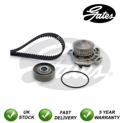 Gates Timing Belt + Water Pump Kit Fits Audi Quattro Coupe 100 90 #8260 - Image 1 of 4